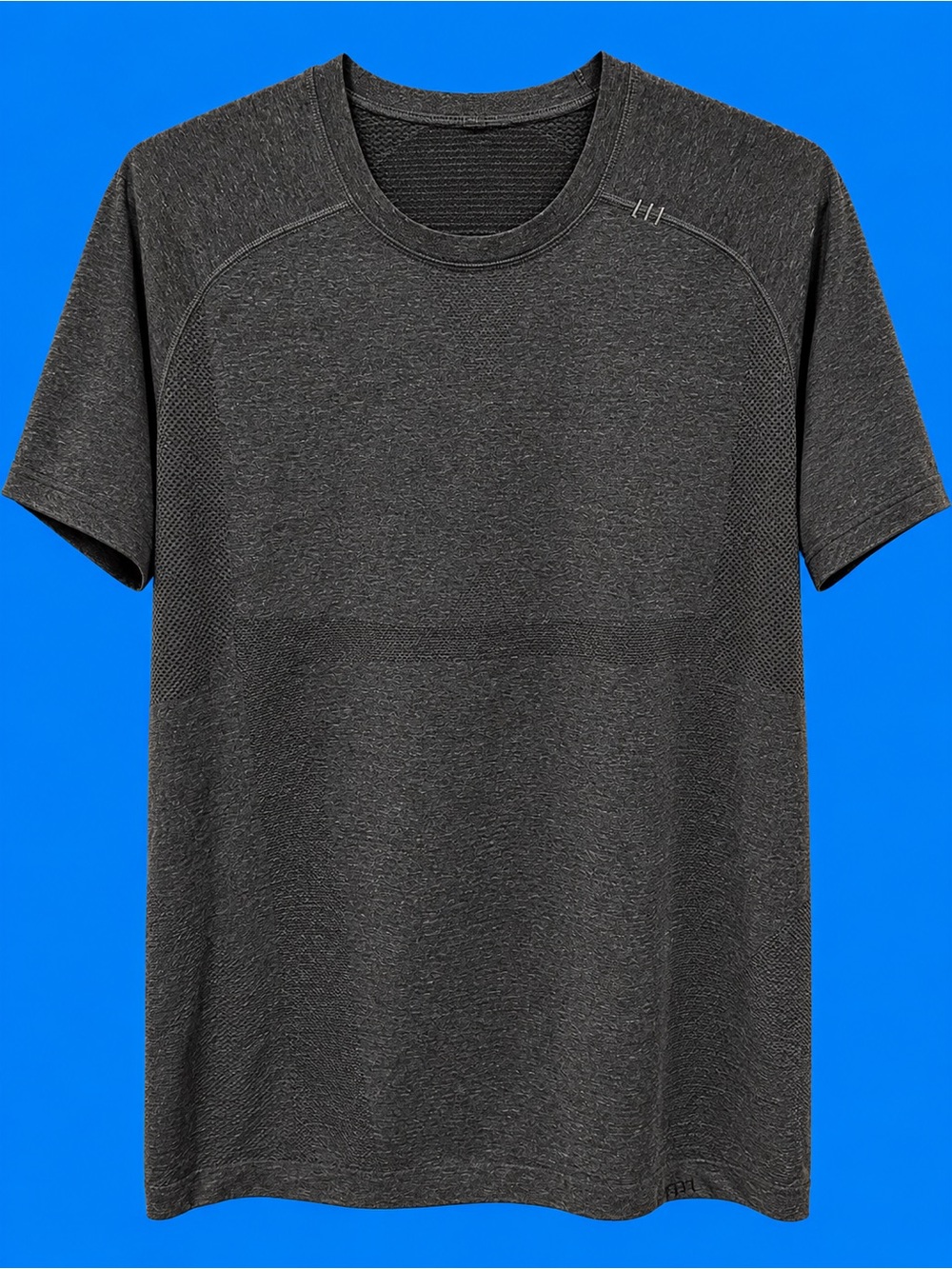 lululemon athletica Men's Dark Gray Short Sleeve Performance Tee